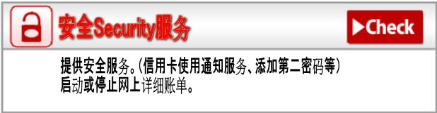 Rakuten credit card security service in English support